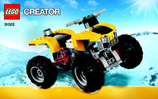 Building Instructions - LEGO - Creator - 31022 - Turbo Quad: Page 1