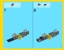 Building Instructions - LEGO - Creator - 31023 - Yellow Racers: Page 7