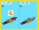 Building Instructions - LEGO - Creator - 31023 - Yellow Racers: Page 10