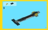 Building Instructions - LEGO - Creator - 31023 - Yellow Racers: Page 9