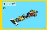 Building Instructions - LEGO - Creator - 31023 - Yellow Racers: Page 21