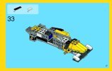 Building Instructions - LEGO - Creator - 31023 - Yellow Racers: Page 37