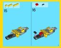 Building Instructions - LEGO - Creator - 31023 - Yellow Racers: Page 11