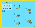 Building Instructions - LEGO - Creator - 31023 - Yellow Racers: Page 15