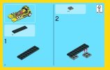 Building Instructions - LEGO - Creator - 31023 - Yellow Racers: Page 2