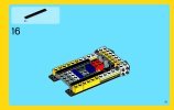 Building Instructions - LEGO - Creator - 31023 - Yellow Racers: Page 15