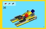 Building Instructions - LEGO - Creator - 31023 - Yellow Racers: Page 35