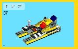 Building Instructions - LEGO - Creator - 31023 - Yellow Racers: Page 36