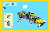 Building Instructions - LEGO - Creator - 31023 - Yellow Racers: Page 35