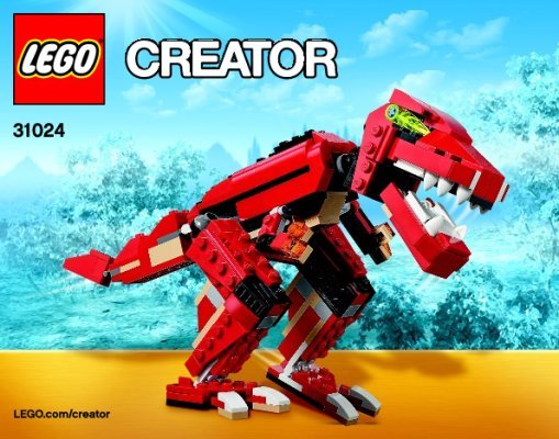 Building Instructions - LEGO - Creator - 31024 - Roaring Power: Page 1