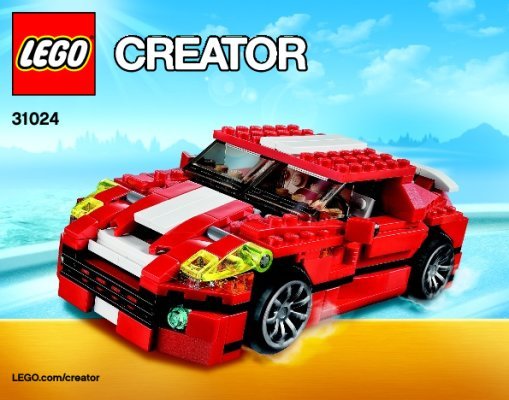 Building Instructions - LEGO - Creator - 31024 - Roaring Power: Page 1