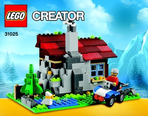 Building Instructions - LEGO - Creator - 31025 - Mountain Hut: Page 1