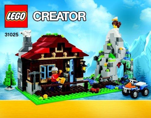 Building Instructions - LEGO - Creator - 31025 - Mountain Hut: Page 1