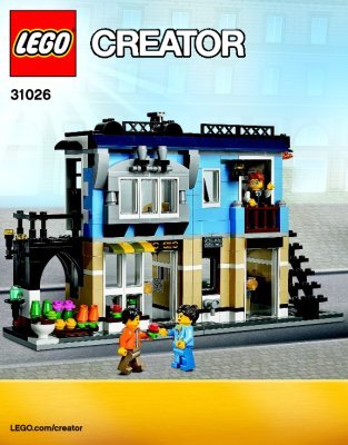 Building Instructions - LEGO - Creator - 31026 - Bike Shop & Café: Page 1