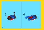 Building Instructions - LEGO - Creator - 31027 - Blue Racer: Page 4