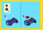 Building Instructions - LEGO - Creator - 31027 - Blue Racer: Page 6