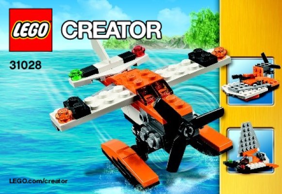 Building Instructions - LEGO - Creator - 31028 - Sea Plane: Page 1