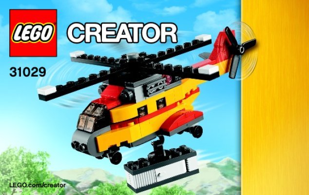 Building Instructions - LEGO - Creator - 31029 - Cargo Heli: Page 1