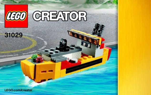 Building Instructions - LEGO - Creator - 31029 - Cargo Heli: Page 1