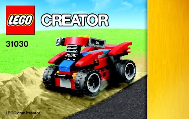 Building Instructions - LEGO - Creator - 31030 - Red Go-Kart: Page 1