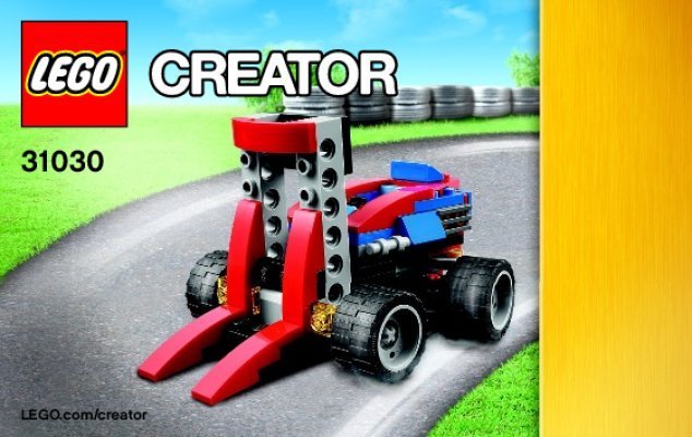 Building Instructions - LEGO - Creator - 31030 - Red Go-Kart: Page 1