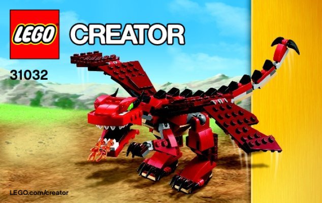 Building Instructions - LEGO - Creator - 31032 - Red Creatures: Page 1