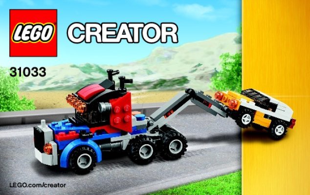 Building Instructions - LEGO - Creator - 31033 - Vehicle Transporter: Page 1