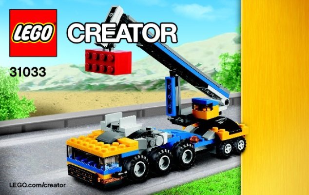 Building Instructions - LEGO - Creator - 31033 - Vehicle Transporter: Page 1