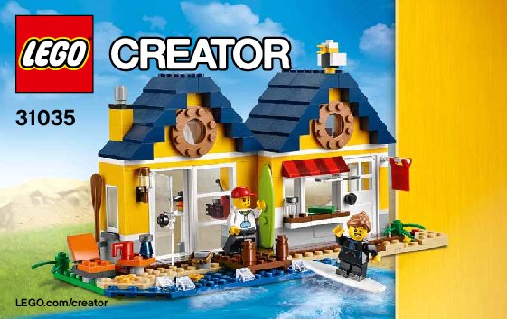 Building Instructions - LEGO - Creator - 31035 - Beach Hut: Page 1