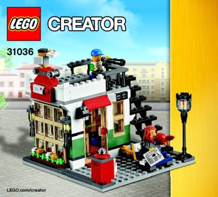 Building Instructions - LEGO - Creator - 31036 - Toy & Grocery Shop: Page 1