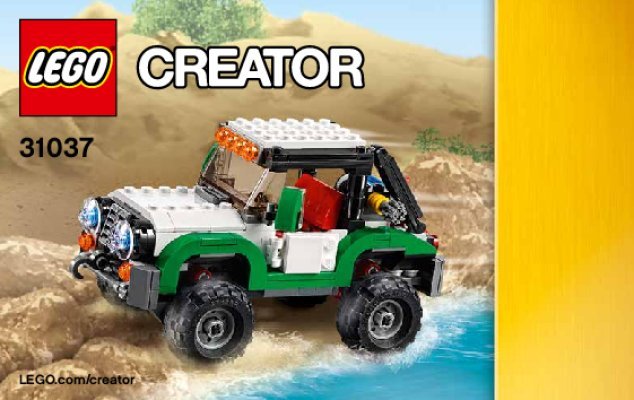 Building Instructions - LEGO - Creator - 31037 - Adventure Vehicles: Page 1