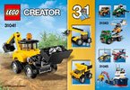 Building Instructions - LEGO - Creator - 31041 - Construction Vehicles: Page 1