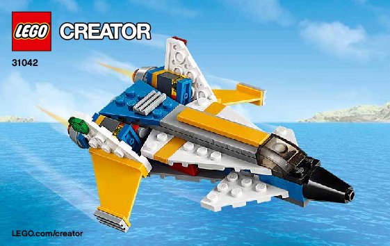 Building Instructions - LEGO - Creator - 31042 - Super Soarer: Page 1