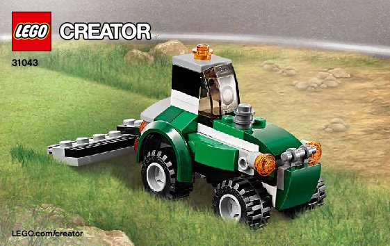 Building Instructions - LEGO - Creator - 31043 - Chopper Transporter: Page 1