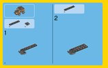 Building Instructions - LEGO - Creator - 31043 - Chopper Transporter: Page 2