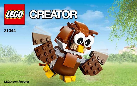 Building Instructions - LEGO - Creator - 31044 - Park Animals: Page 1