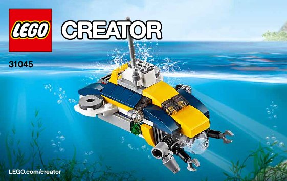 Building Instructions - LEGO - Creator - 31045 - Ocean Explorer: Page 1