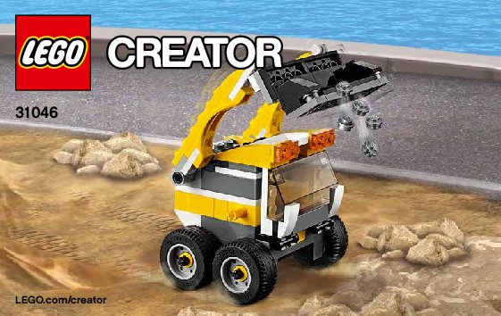 Building Instructions - LEGO - Creator - 31046 - Fast Car: Page 1