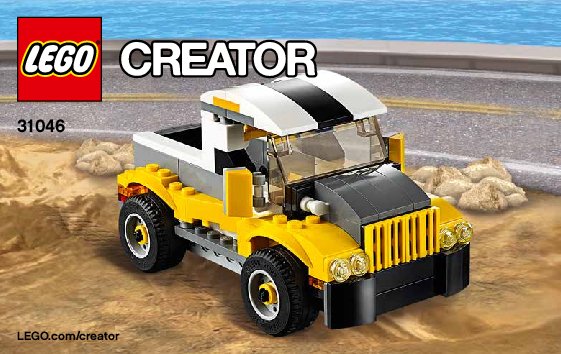 Building Instructions - LEGO - Creator - 31046 - Fast Car: Page 1