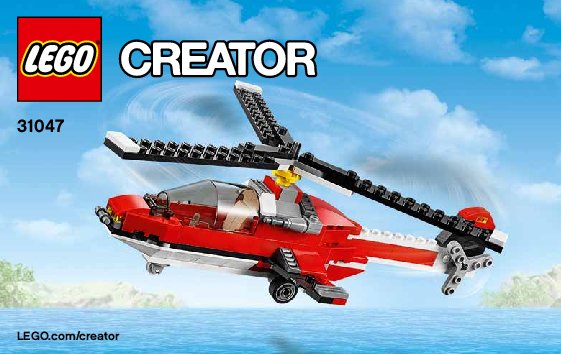 Building Instructions - LEGO - Creator - 31047 - Propeller Plane: Page 1