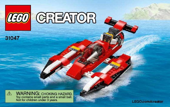 Building Instructions - LEGO - Creator - 31047 - Propeller Plane: Page 1