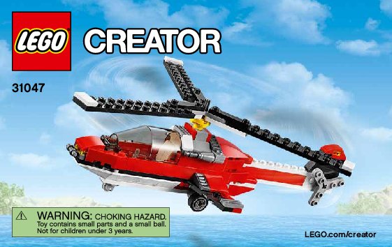 Building Instructions - LEGO - Creator - 31047 - Propeller Plane: Page 1