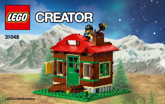 Building Instructions - LEGO - Creator - 31048 - Lakeside Lodge: Page 1