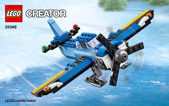 Building Instructions - LEGO - Creator - 31049 - Twin Spin Helicopter: Page 1