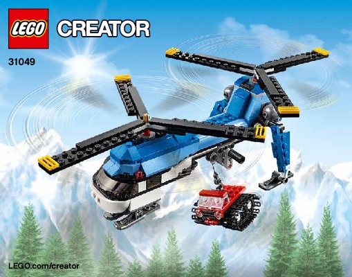 Building Instructions - LEGO - Creator - 31049 - Twin Spin Helicopter: Page 1