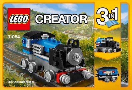 Building Instructions - LEGO - Creator - 31054 - Blue Express: Page 1