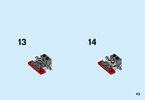 Building Instructions - LEGO - Creator - 31055 - Red racer: Page 43