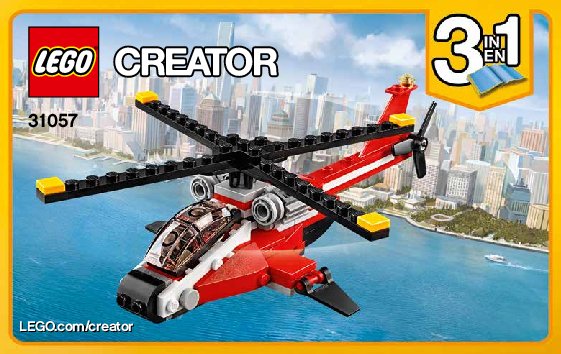 Building Instructions - LEGO - Creator - 31057 - Air Blazer: Page 1