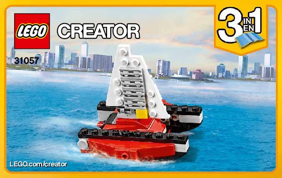 Building Instructions - LEGO - Creator - 31057 - Air Blazer: Page 1