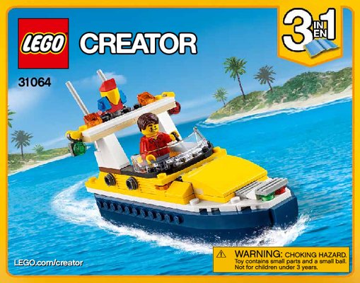 Building Instructions - LEGO - Creator - 31064 - Island Adventures: Page 1